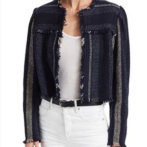 Isabel Marant Etoile blue striped Jizaya jacket